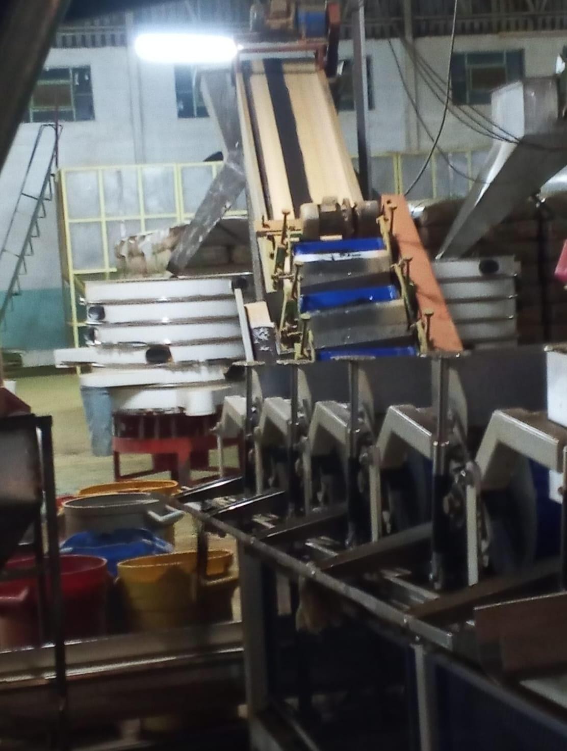 Tea being processed at the factory